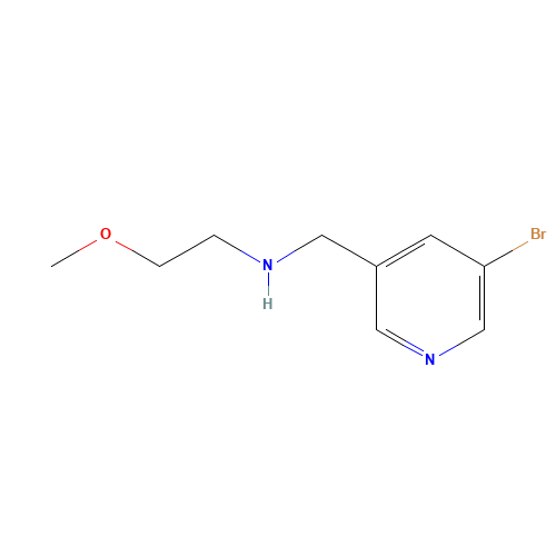 N-[(5-bromopyridin-3-yl)methyl]-2-methoxyethanamine (CAS: 1246034-49-0) - Related Chemical Product