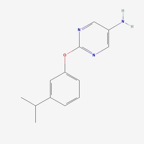2-(3-propan-2-ylphenoxy)pyrimidin-5-amine (CAS: 1306029-92-4) - Related Chemical Product