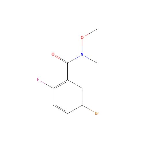5-bromo-2-fluoro-N-methoxy-N-methylbenzamide (CAS: 910912-20-8) - Related Chemical Product