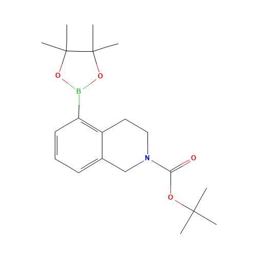 tert-butyl 5-(4,4,5,5-tetramethyl-1,3,2-dioxaborolan-2-yl)-3,4-dihydro-1H-isoquinoline-2-carboxylate (CAS: 1035235-26-7) - Related Chemical Product