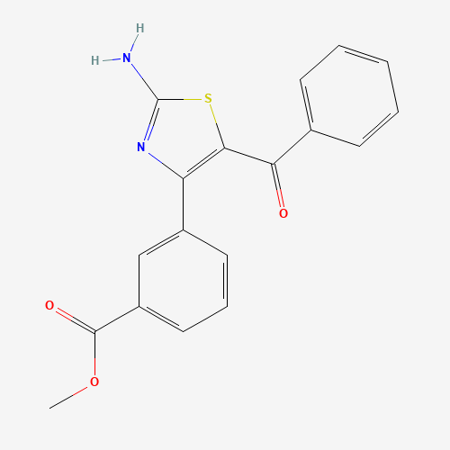 methyl 3-(2-amino-5-benzoyl-1,3-thiazol-4-yl)benzoate (CAS: 1361414-44-9) - Related Chemical Product