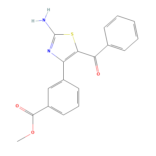 methyl 3-(2-amino-5-benzoyl-1,3-thiazol-4-yl)benzoate (CAS: 1361414-44-9) - Related Chemical Product