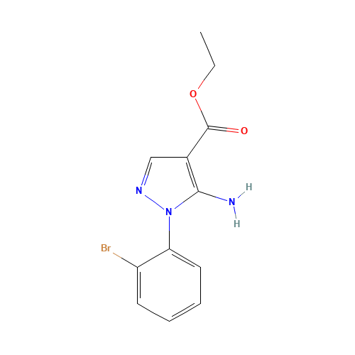 ethyl 5-amino-1-(2-bromophenyl)pyrazole-4-carboxylate (CAS: 1019009-68-7) - Related Chemical Product