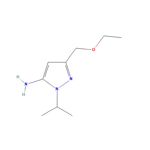5-(ethoxymethyl)-2-propan-2-ylpyrazol-3-amine (CAS: 1224887-97-1) - Related Chemical Product