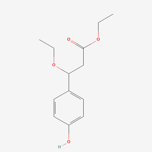ethyl 3-ethoxy-3-(4-hydroxyphenyl)propanoate (CAS: 1202576-67-7) - Related Chemical Product