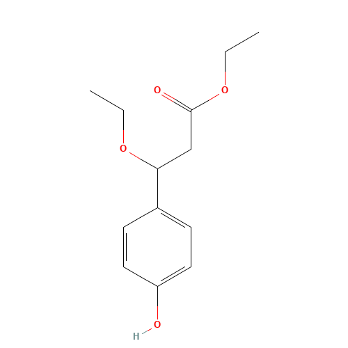 ethyl 3-ethoxy-3-(4-hydroxyphenyl)propanoate (CAS: 1202576-67-7) - Related Chemical Product