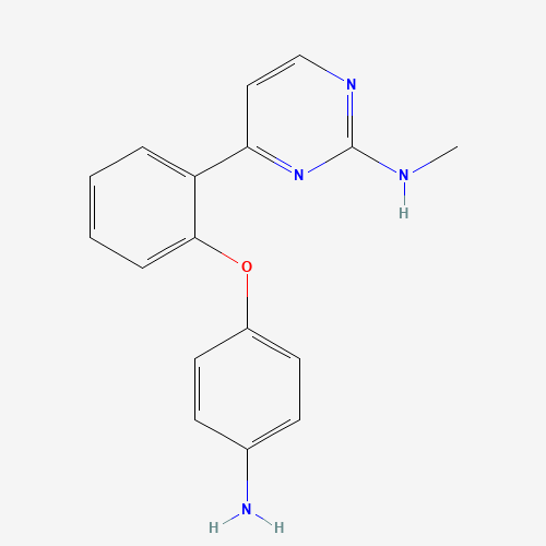 4-[2-(4-aminophenoxy)phenyl]-N-methylpyrimidin-2-amine (CAS: 870221-29-7) - Related Chemical Product
