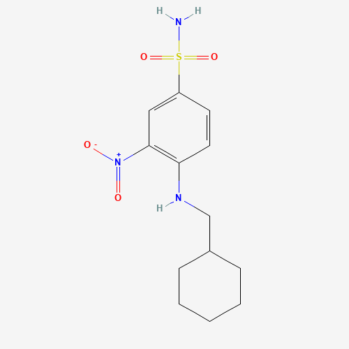 4-(cyclohexylmethylamino)-3-nitrobenzenesulfonamide (CAS: 406232-78-8) - Related Chemical Product