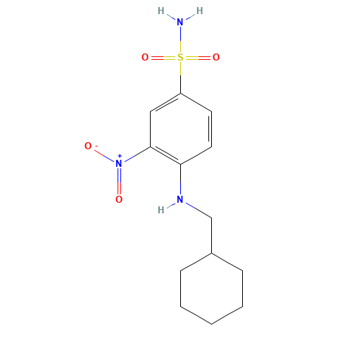 4-(cyclohexylmethylamino)-3-nitrobenzenesulfonamide (CAS: 406232-78-8) - Related Chemical Product