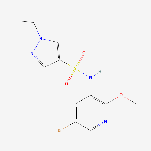N-(5-bromo-2-methoxypyridin-3-yl)-1-ethylpyrazole-4-sulfonamide (CAS: 1083326-09-3) - Related Chemical Product