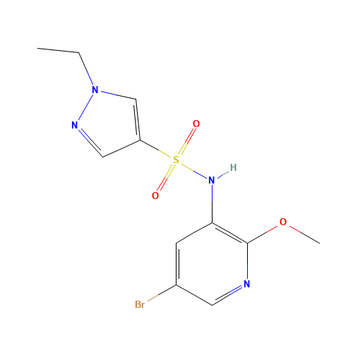 N-(5-bromo-2-methoxypyridin-3-yl)-1-ethylpyrazole-4-sulfonamide (CAS: 1083326-09-3) - Related Chemical Product