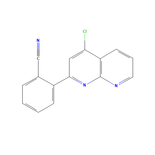 2-(4-chloro-1,8-naphthyridin-2-yl)benzonitrile (CAS: 1323919-38-5) - Related Chemical Product