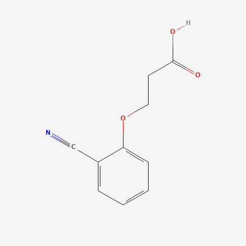 3-(2-cyanophenoxy)propanoic acid (CAS: 916198-50-0) - Chemical Structure and Molecular Formula 