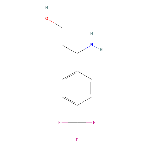 3-amino-3-[4-(trifluoromethyl)phenyl]propan-1-ol (CAS: 787615-24-1) - Related Chemical Product