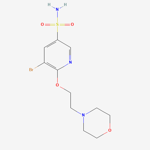 5-bromo-6-(2-morpholin-4-ylethoxy)pyridine-3-sulfonamide (CAS: 1228874-52-9) - Related Chemical Product