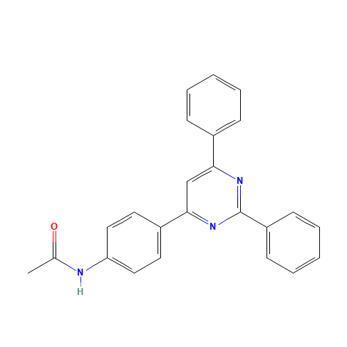 N-[4-(2,6-diphenylpyrimidin-4-yl)phenyl]acetamide (CAS: 130090-19-6) - Related Chemical Product
