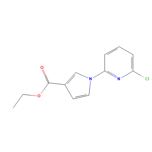 ethyl 1-(6-chloropyridin-2-yl)pyrrole-3-carboxylate (CAS: 1158984-49-6) - Related Chemical Product