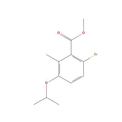 methyl 6-bromo-2-methyl-3-propan-2-yloxybenzoate (CAS: 1616288-93-7) - Related Chemical Product