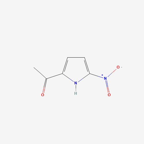 1-(5-nitro-1H-pyrrol-2-yl)ethanone (CAS: 32116-25-9) - Chemical Structure and Molecular Formula 