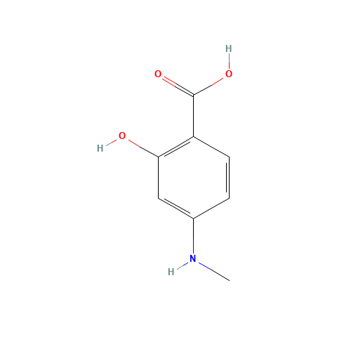 2-hydroxy-4-(methylamino)benzoic acid (CAS: 6952-12-1) - Related Chemical Product