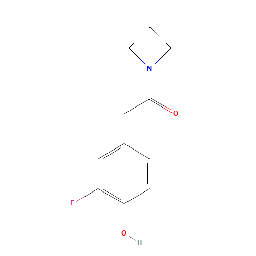 1-(azetidin-1-yl)-2-(3-fluoro-4-hydroxyphenyl)ethanone (CAS: 1402554-73-7) - Related Chemical Product