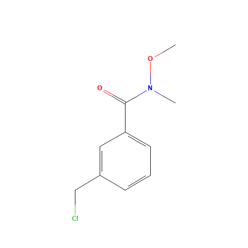 3-(chloromethyl)-N-methoxy-N-methylbenzamide (CAS: 881210-56-6) - Related Chemical Product
