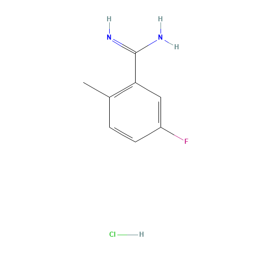 5-fluoro-2-methylbenzenecarboximidamide;hydrochloride (CAS: 1187930-24-0) - Related Chemical Product