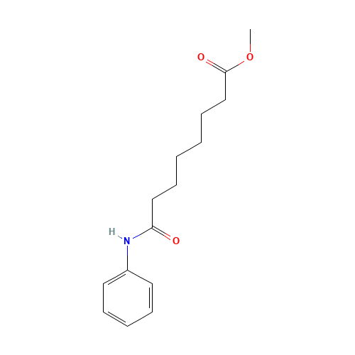methyl 8-anilino-8-oxooctanoate (CAS: 162853-41-0) - Chemical Structure and Molecular Formula 
