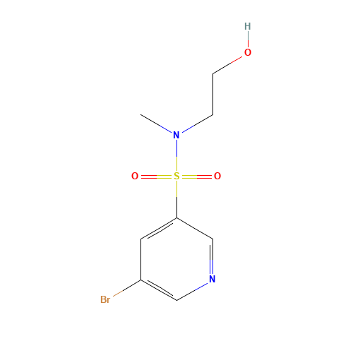 5-bromo-N-(2-hydroxyethyl)-N-methylpyridine-3-sulfonamide (CAS: 1244060-03-4) - Related Chemical Product
