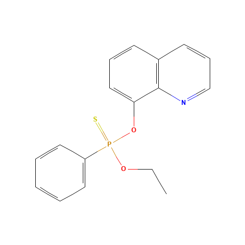 ethoxy-phenyl-quinolin-8-yloxy-sulfanylidene-$l^{5}-phosphane (CAS: 1776-83-6) - Chemical Structure and Molecular Formula 
