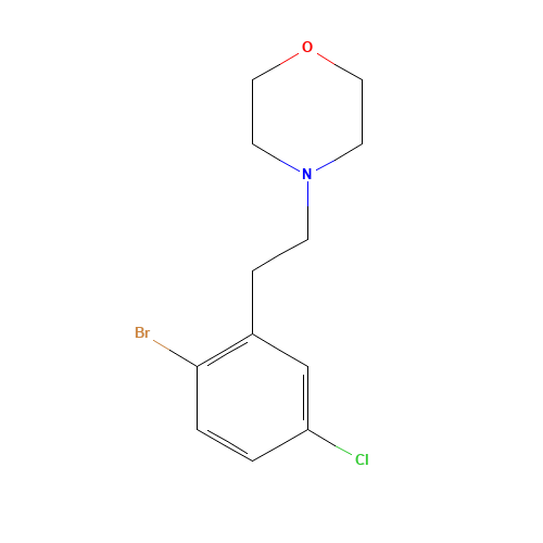 4-[2-(2-bromo-5-chlorophenyl)ethyl]morpholine (CAS: 1611444-66-6) - Related Chemical Product