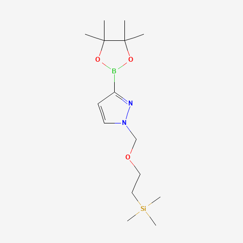 trimethyl-[2-[[3-(4,4,5,5-tetramethyl-1,3,2-dioxaborolan-2-yl)pyrazol-1-yl]methoxy]ethyl]silane (CAS: 1146162-54-0) - Related Chemical Product