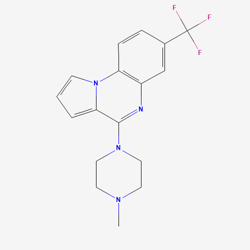 4-(4-methylpiperazin-1-yl)-7-(trifluoromethyl)pyrrolo[1,2-a]quinoxaline (CAS: 109028-09-3) - Related Chemical Product