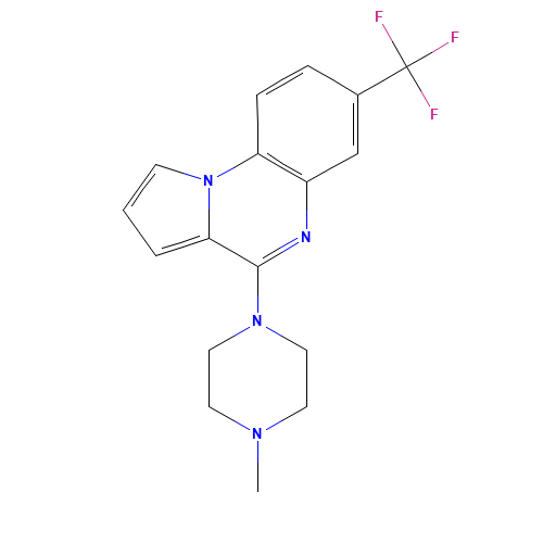 4-(4-methylpiperazin-1-yl)-7-(trifluoromethyl)pyrrolo[1,2-a]quinoxaline (CAS: 109028-09-3) - Related Chemical Product