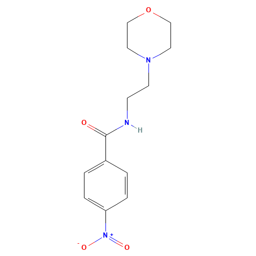 N-(2-morpholin-4-ylethyl)-4-nitrobenzamide (CAS: 3948-64-9) - Related Chemical Product