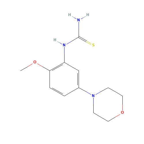 (2-methoxy-5-morpholin-4-ylphenyl)thiourea (CAS: 383870-59-5) - Related Chemical Product