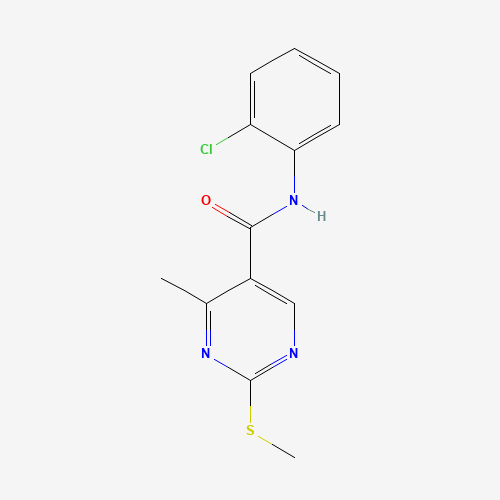N-(2-chlorophenyl)-4-methyl-2-methylsulfanylpyrimidine-5-carboxamide (CAS: 892383-06-1) - Related Chemical Product