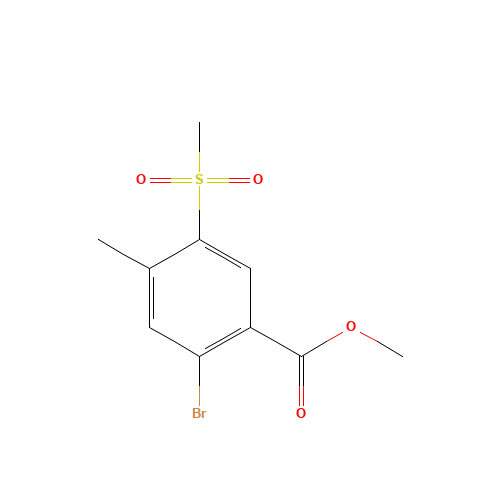 methyl 2-bromo-4-methyl-5-methylsulfonylbenzoate (CAS: 52403-58-4) - Related Chemical Product