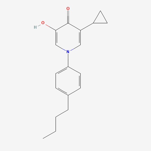 1-(4-butylphenyl)-3-cyclopropyl-5-hydroxypyridin-4-one (CAS: 1333331-51-3) - Related Chemical Product