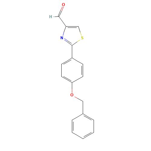 2-(4-phenylmethoxyphenyl)-1,3-thiazole-4-carbaldehyde (CAS: 885278-93-3) - Related Chemical Product