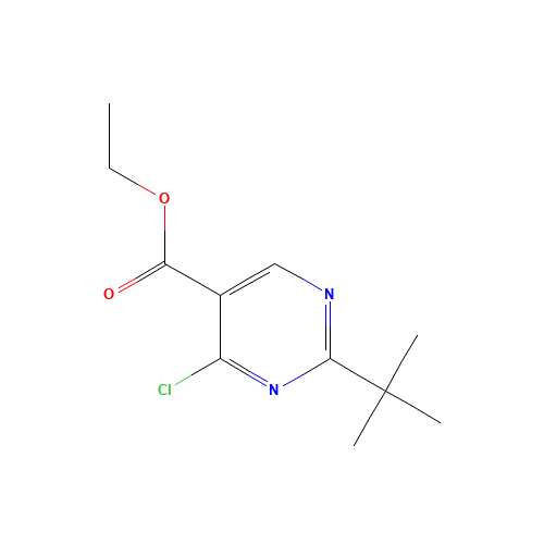 ethyl 2-tert-butyl-4-chloropyrimidine-5-carboxylate (CAS: 1011464-42-8) - Related Chemical Product