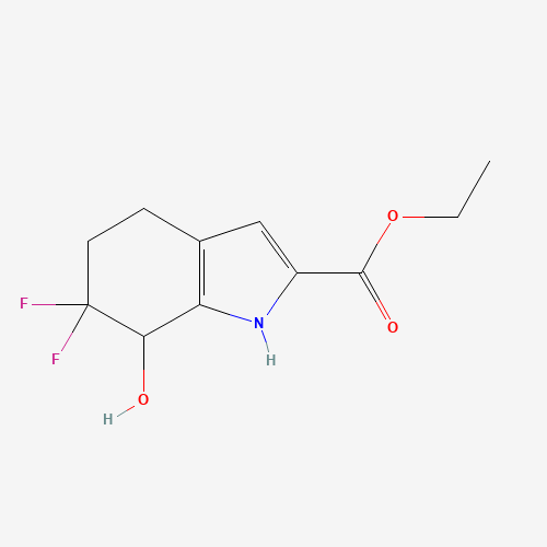 ethyl 6,6-difluoro-7-hydroxy-1,4,5,7-tetrahydroindole-2-carboxylate (CAS: 1433990-10-3) - Related Chemical Product