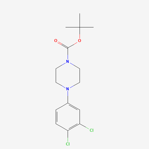 tert-butyl 4-(3,4-dichlorophenyl)piperazine-1-carboxylate (CAS: 319926-92-6) - Chemical Structure and Molecular Formula 
