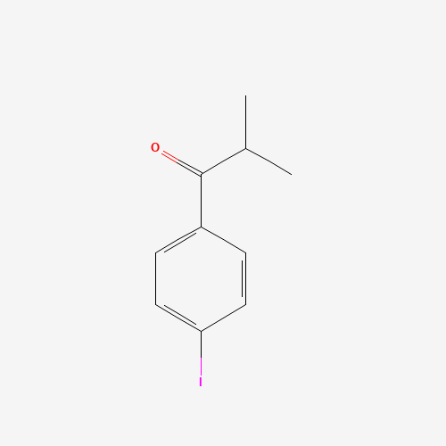 1-(4-iodophenyl)-2-methylpropan-1-one (CAS: 99059-63-9) - Chemical Structure and Molecular Formula 