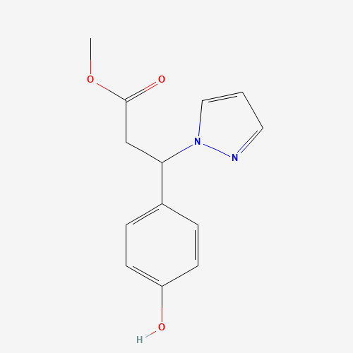 methyl 3-(4-hydroxyphenyl)-3-pyrazol-1-ylpropanoate (CAS: 865233-90-5) - Related Chemical Product