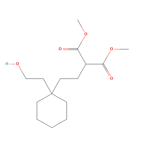 dimethyl 2-[2-[1-(2-hydroxyethyl)cyclohexyl]ethyl]propanedioate (CAS: 518285-23-9) - Related Chemical Product