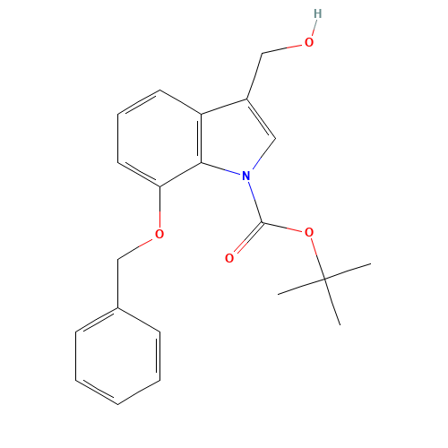 tert-butyl 3-(hydroxymethyl)-7-phenylmethoxyindole-1-carboxylate (CAS: 914349-16-9) - Related Chemical Product