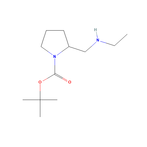 tert-butyl 2-(ethylaminomethyl)pyrrolidine-1-carboxylate (CAS: 1289385-02-9) - Related Chemical Product