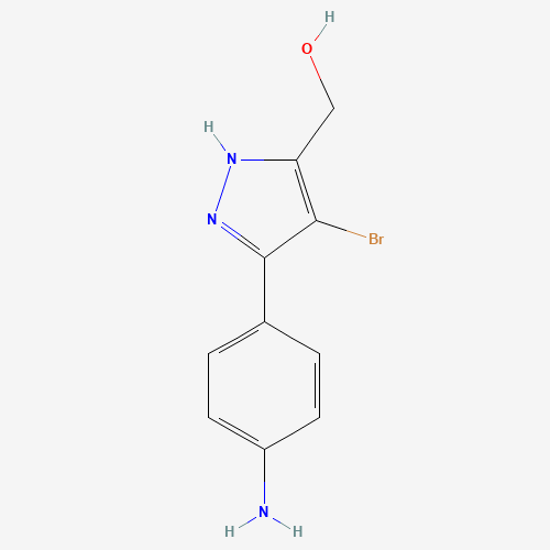 [3-(4-aminophenyl)-4-bromo-1H-pyrazol-5-yl]methanol (CAS: 1239047-81-4) - Related Chemical Product