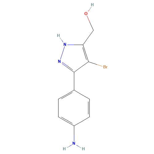 [3-(4-aminophenyl)-4-bromo-1H-pyrazol-5-yl]methanol (CAS: 1239047-81-4) - Related Chemical Product